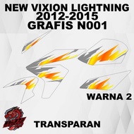 COD Sticker new vixion lightning gn001 - Decal Striping new vixion lightning NVA carbon 001