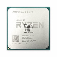 AMD Ryzen 5 2400G R5 2400G 3.6 Ghz Quad-Core Eight-Thread 65W CPU Processor YD2400C5M4MFB Socket AM4