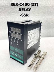 Digital 220V PID Relay C400 Temperature Controller ขนาด 48x95 REX-C400(1ตัว) ตัวควบคุมอุณหภูมิ 0-130
