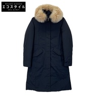 Woolrich 海軍藍 152303 狐狸毛絨絨服，S 碼