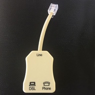 ADSL Splitter Telephone/Modem With Line 6cm for Streamyx / Unifi