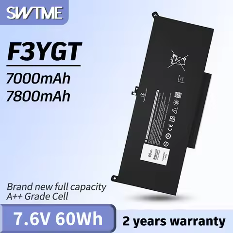 7480 F3YGT 60WH Laptop Battery for Dell Latitude 12 7000 7280 7290 13 7000 7380 7390 P29S002 14 7000