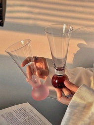 1pc Stylish Planet Champagne Flute, Juice Fizz Glass Cup, Creative Minimalist Design, Ins Style, Bev