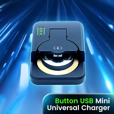 Universal Rechargeable Button Battery Charger For LIR1025/1220/1254/1620/1632/2016/2025/2032/2430/24
