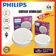 [𝗦𝗜𝗥𝗜𝗠] PHILIPS Meson LED Surface Downlight 7" 9" 17w 24w LED Surface Philips 59472 59474