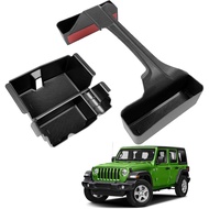 Center Console Organizer Compatible with 2018-2025 Jeep Wangler JL JLU 4XE Rubicon Sahara & 2020-202