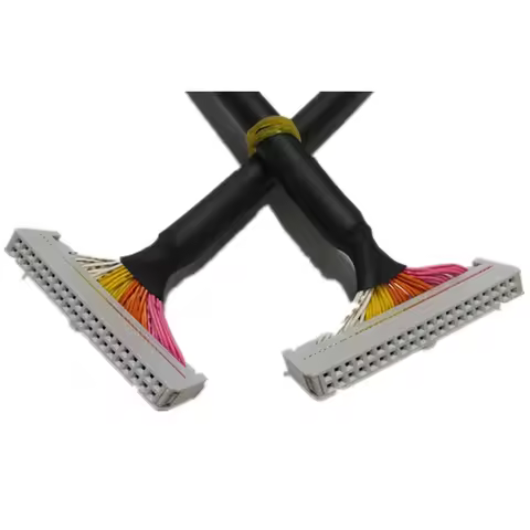IDE Cable 10P 14P 16P 20P 26P 30P 34P 40P 50P 64P Shield FC-2*15 2.54mm Flat Cable FC-10P FC-14P FC-