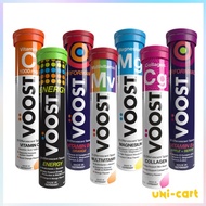 [Cheapest] VOOST Effervescent Vitamins 20/60 Tabs– Vit C, Mag, Multivit, Collagen, Energy, Vit B, Vi