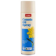 coles Canola Oil Spray โคลส์ น้ำมันเรพซีด แบบสเปรย์ ปริมาตรสุทธิ 400 กรัม