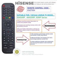 HISENSE HD LED TV REPLACEMENT REMOTE CONTROL EN2T30H