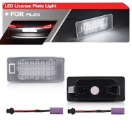 2x Canbus Error Free White Led Number License Plate Light For Audi A1 8X A3 8V A4 S4 B8 A5 S5 8T A6 