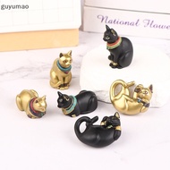 Guyumao Anime Kawaii Buster Cat Goddess Miniatur Gacha Figurine Boneka