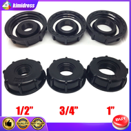 3 Size IBC Adapter Tank Connection Threaded Cap 0.5/0.75/1inch Tank Connector