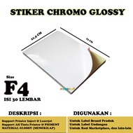 F4 Glossy Sticker Paper, 30 sheets / F4 Glossy Sticker Paper