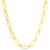Top Cash Jewellery 916 Gold Linking Chain Design Necklace