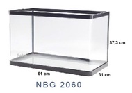 Aquarium Ikan - Akuarium Nisso Jepang Manta - Kaca Lengkung NBG 2060