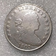 Koin kuno Amerika Liberty 1803