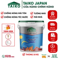 Sơn Sơn Chống Nóng Chống Cháy Taiko CN01/10 Lít- Bề mặt mái tôn kim loại tấm lợp Fibro téc nước tườn