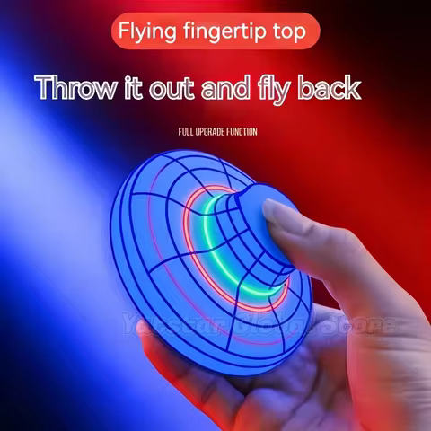 Flying Ball Toys Magic Ball Flying Spinner Flight Gyro Mini UFO Fingertip Drone Aircraft Induction G