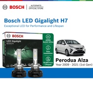 Bosch LED Gigalight 6000K H7 Halogen Headlight Retrofit Bulb + CANBUS for Perodua Alza 1st gen - 198