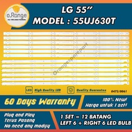 type 2 55UJ630T LG 55" LED TV BACKLIGHT(LAMPU TV) LG 55 INCH LED TV 55UJ630T TYPE 2