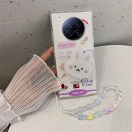 Ins เคส Phone Case Samsung Galaxy A56 A36 A26 A16 A06 LTE 5G 4G เทรนด์ใหม่หมีพูแฟชั่นสร้างสรรค์ฟองน้