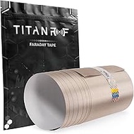 Mission Darkness TitanRF Faraday Tape // 6in W x 10ft L (6.35cm x 3.05m) High-Shielding Conductive A