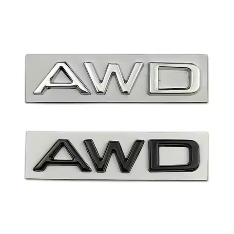 AWD Logo Car Rear Trunk Badge Whole Body Emblem Sticker for Lexus Nx200t Ct200h Lm Rx Gs 570 Gx Rx35