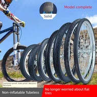Bicycle Solid Tire 20/22/24/2t20 cm x1.50/1.75/1.95 Puncture-resistant Bicycle Inflatable Tire