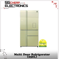 Sharp SJ-FX660W-CG Multi Door Refrigerator (650L)