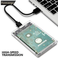 FOREVERGO External 2.5 Inch USB3.0 HDD Case 5 Gbps Hard Disk Case Hard Drive Enclosure SATA HDD SSD 
