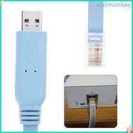 WU Console Cable for H3C Router Rollover Console Stable Performance Wire DC300V 5ohm ms Impedance Es