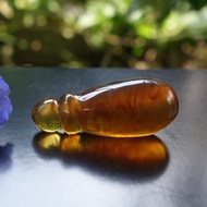 琥珀 Amber 蜜蠟 緬甸 金珀2.8g 波羅的海 原石 藍珀 寶瓶吊墜
