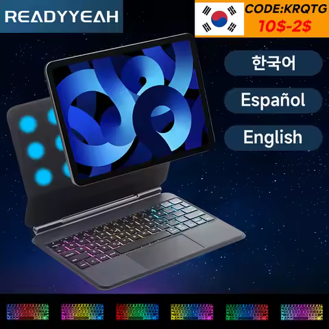 Backlight Magic Keyboard for iPad Pro 12.9 11 Bluetooth Keyboard for iPad Accessories 10th Air 4 5 M