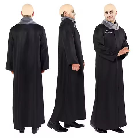 Adams Family Adult Uncle Fester Halloween Cosplay Costume