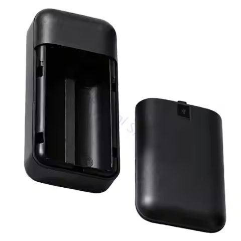 96BA Portable 18650 Battery Case for DIY Powerbank Not Required Soldering for 2pcs 18650 Battery Box