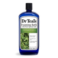 Dr Teal's Foaming Bath (Epsom Salt), Eucalyptus Spearmint, 34 Fluid Ounce