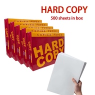 Hard copy bond paper Long & short & A4 available 500 sheets in box