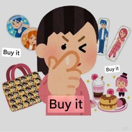 various anime kpop merch