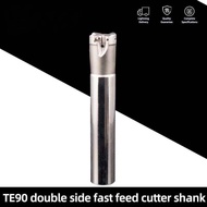 1PC TE90 Fast-Feed Milling Cutter Bar For 4NKT insert Shock-resistant Cutter Bar Fast Feed Milling C