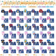 7.7 CLEARANCE SALE TOP LONGSLEEVE AND SELUAR FAKE PRINT