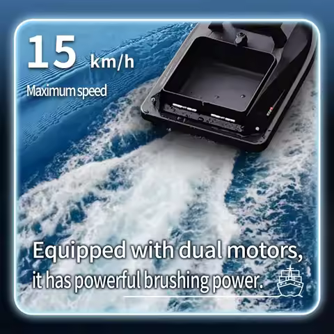 Fixed Speed Cruise Remote Control Bait Boat 1.5KG Loading Night Lighting RC Fishing Bait Boat 2.4G W