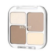Browit พาเลทไฮไลท์และคอนทัวร์ Face On Point Highlight & Contour 1.1กรัม+1.5กรัม+2.5กรัมx2 (332531-74