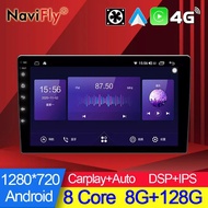 NaviFly 7862 8G 128G 1280*720 Carplay Android Universal Car Radio Mulitimedia For Volkswagen Nissan Hyundai Kia Toyota H