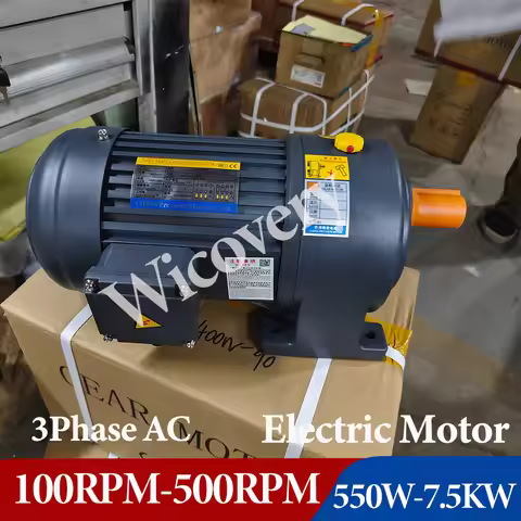 3KW 5KW 1HP 3Phase Alternator Asynchronous Electric Motor With Reducer 220V 380V Voltage Permanent M