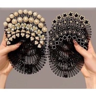 MAOLILI - HAIR CLIP FRINGE INSERT COMB HAIR RIBBON FLEXIBLE AESTHETIC FINISHING HAIR DAHI COMB/ FOR 