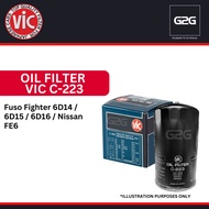Oil Filter Vic C-223 Fuso Fighter 6D14 / 6D15 / 6D16 / Nissan FE6