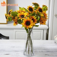 Long Artificial Sunflower Silk Flower Fake Plant for Wedding Home Party Decoration Artificial Flowers