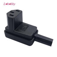 [Lohobby] C13 Power Plug Right Angle IEC 320 C13 Female Power Cable Adapter Connector
