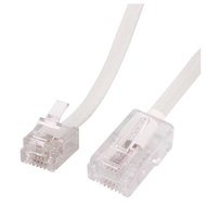 RJ11 6P4C to RJ45 8P4C Modular Phone Internet Extension Cable 3 Meter